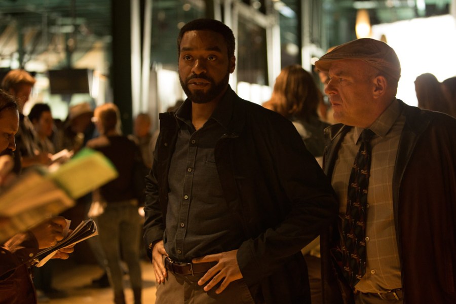 Chiwetel Ejiofor and Dean Norris in SECRET IN THEIR YES