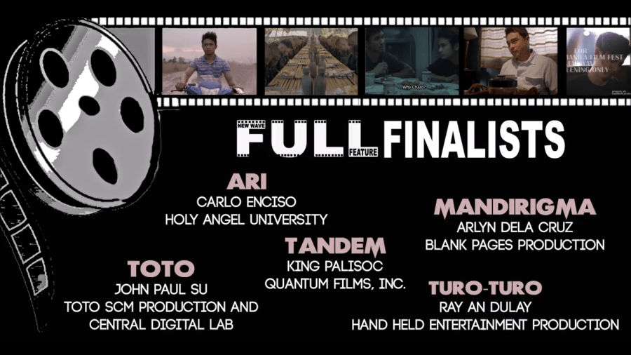 MMFF 2015 New Wave Full-Length Films