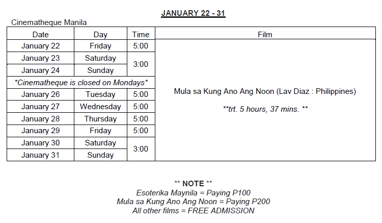 cinematheque manila schedule 2