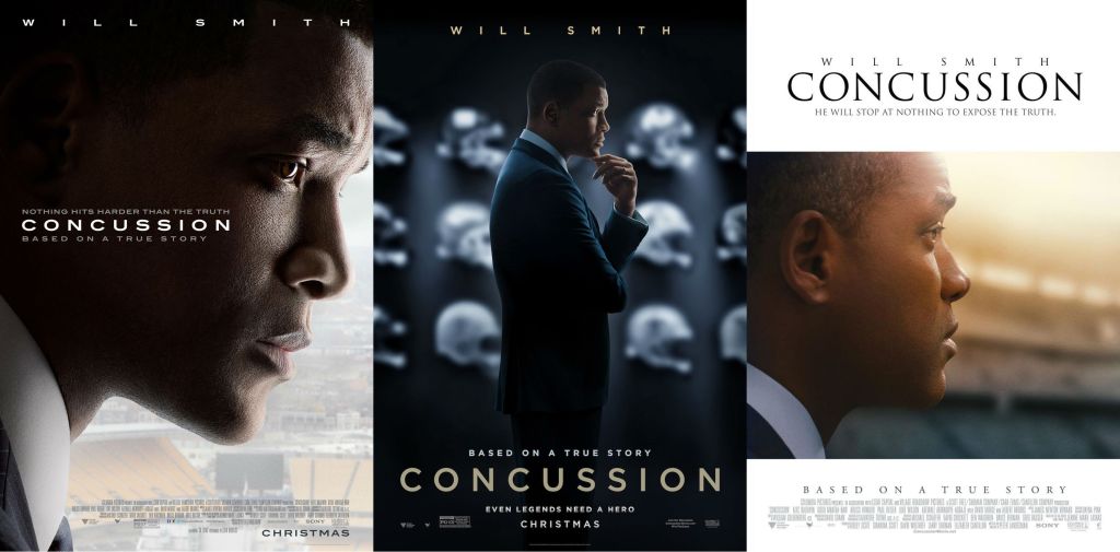 Will Smith provokes in new ‘Concussion’ posters