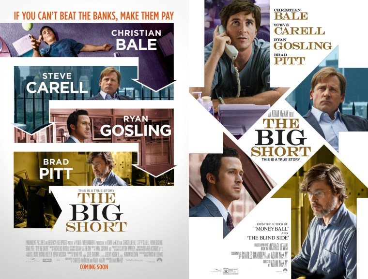 The Big Short posters