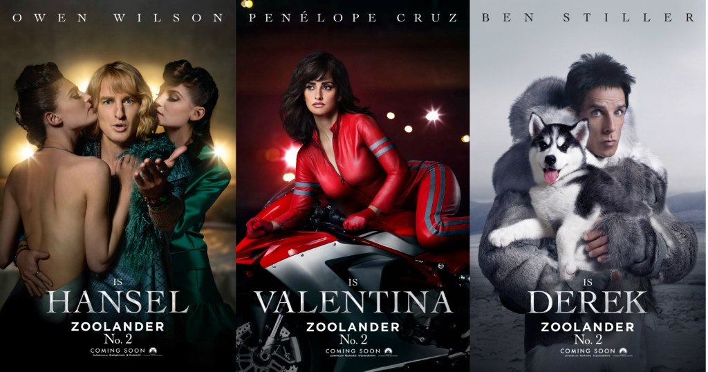 ‘Zoolander 2’ characters strike a pose for own&nbsp;posters