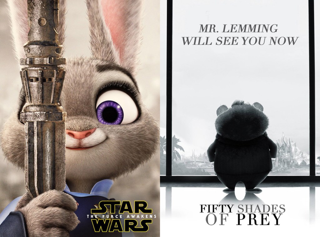 ‘Zootopia’ spoofs posters of blockbuster&nbsp;films