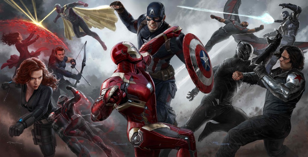 Heroes collide in new concept art from ‘Captain America: Civil&nbsp;War’