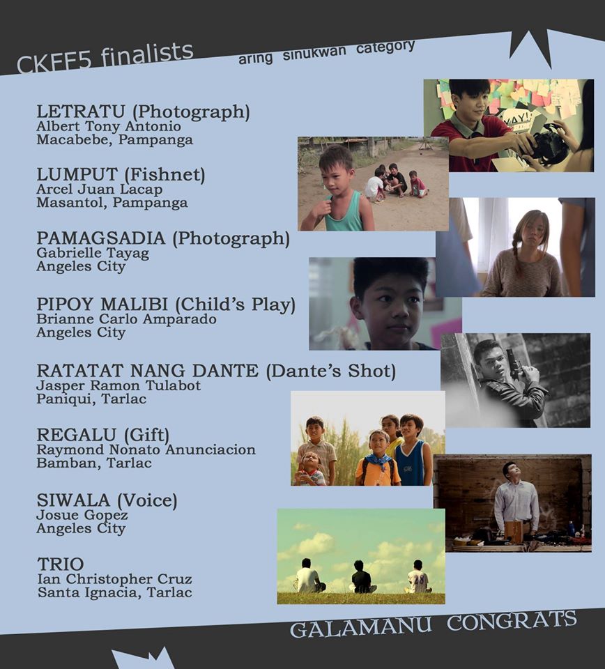 cinekabalen 2016 finalists