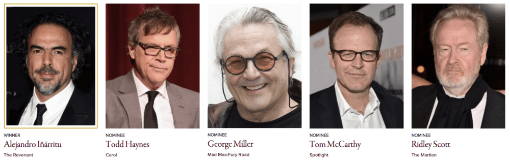 Golden Globe Awards 2016 Best Director - Motion Picture