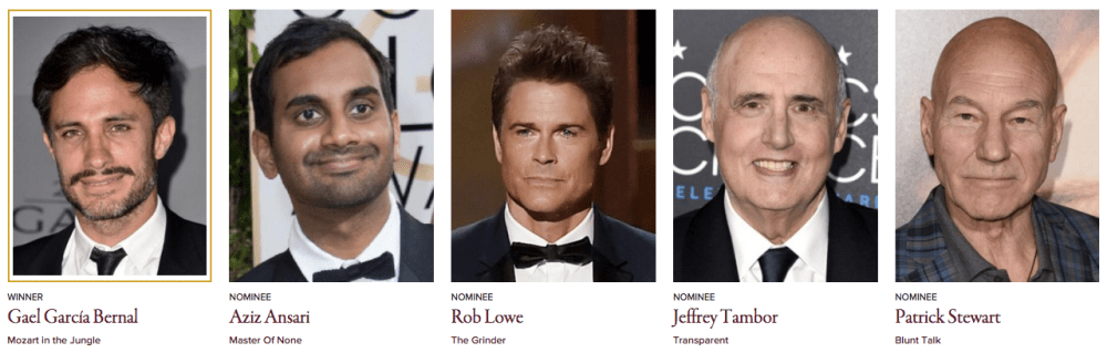 Golden Globe Awards 2016 Best Performance by an Actor in a Television Series - Musical or Comedy