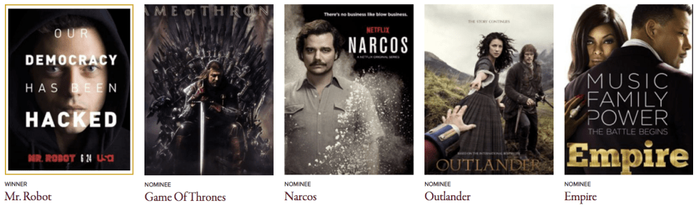 Golden Globes 2016 Best Television Series - Drama