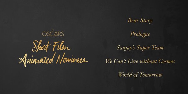 Oscars 2016 best animated short