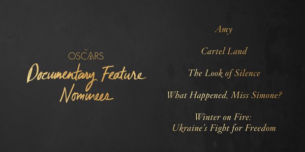 Oscars 2016 best documentary feature