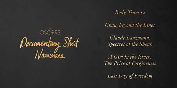 Oscars 2016 best documentary short