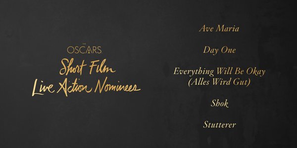 Oscars 2016 best live action short