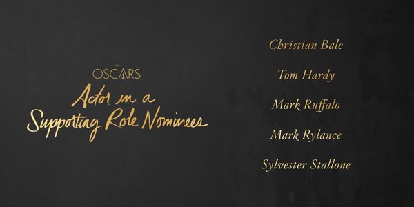 Oscars 2016 best supporting actor