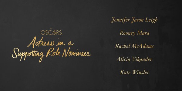 Oscars 2016 best supporting actress