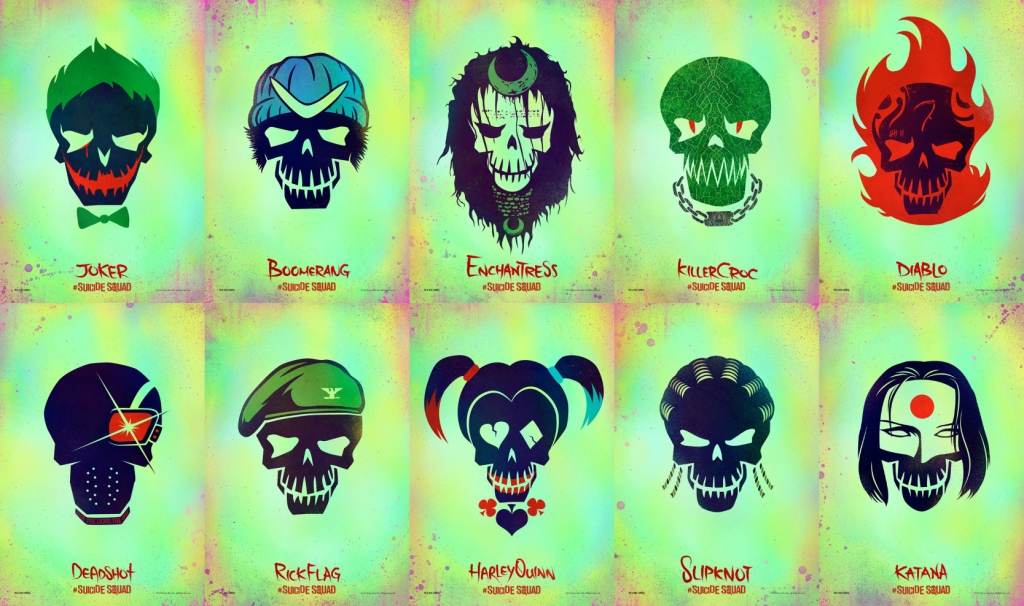 ‘Suicide Squad’ launches character icon logos