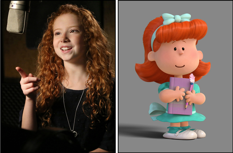 Francesca Capaldi voices The Little Red-Haired Girl.