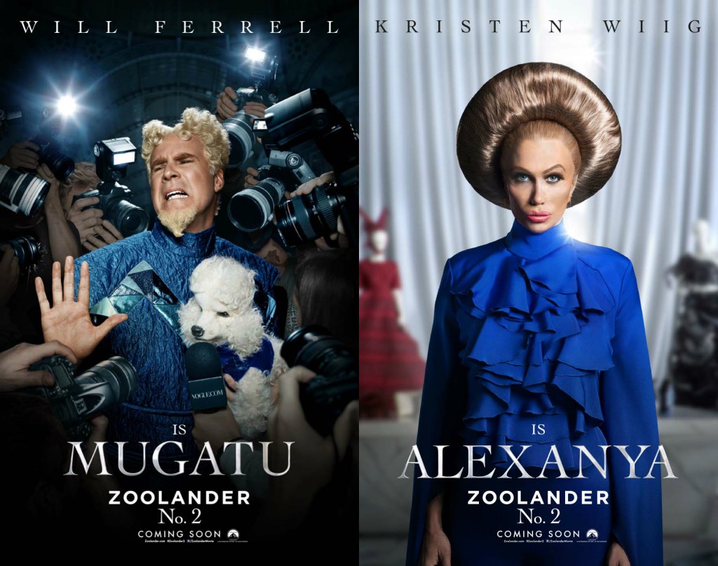 Will Ferrell, Kristen Wiig get ‘Zoolander 2’ character&nbsp;banners