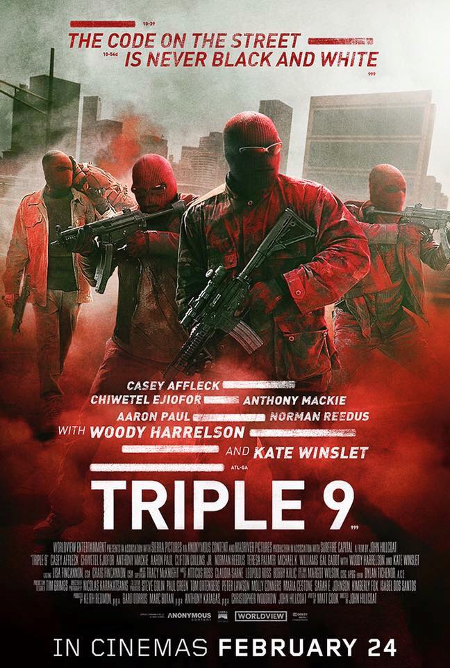 triple 9 movie poster