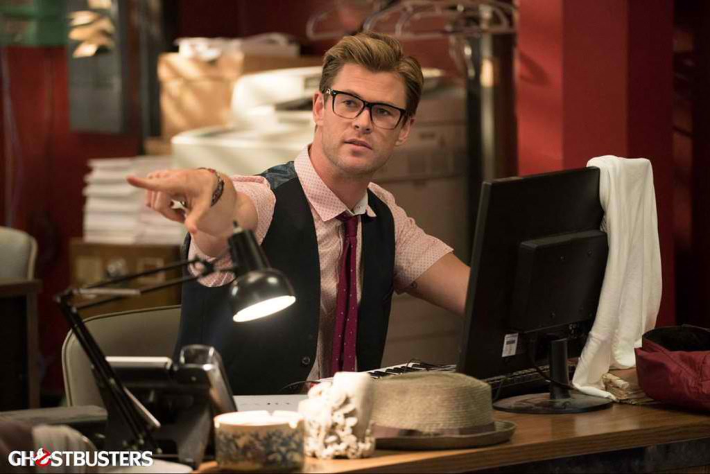 WATCH: ‘Ghostbusters’ team welcomes new member Chris&nbsp;Hemsworth