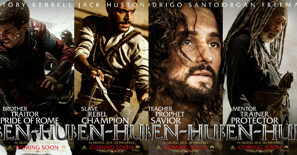 Four principal ‘Ben-Hur’ actors get own character&nbsp;posters