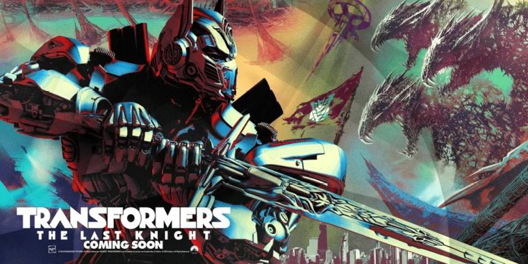 Transformers The Last Knight movie banner