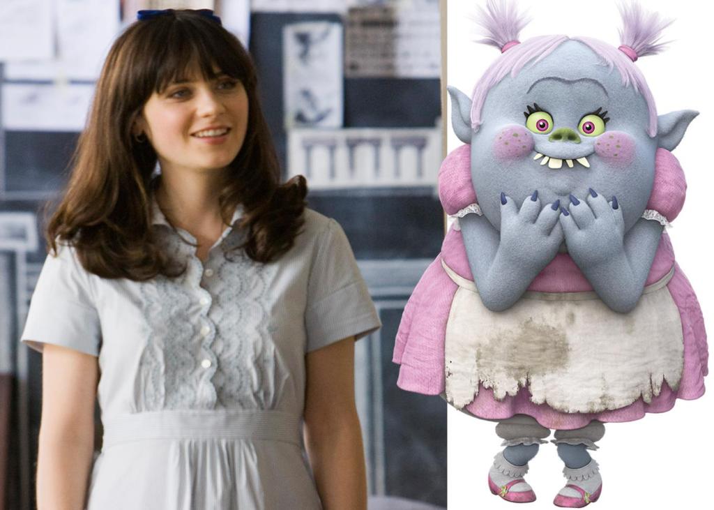 Zooey Deschanel makes a spin as uniquely colorful Cinderella in ‘Trolls’