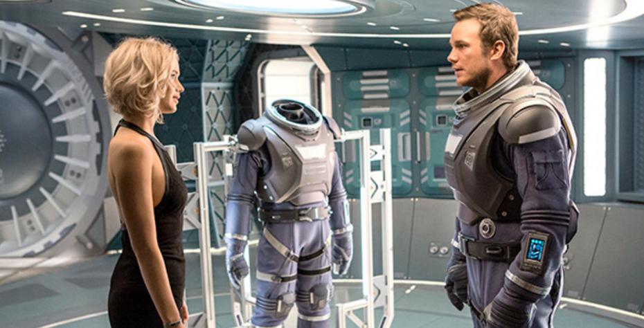 Jennifer Lawrence, Chris Pratt fall in love in a spaceship in ‘Passengers’