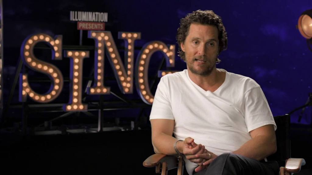 Matthew McConaughey bursts with optimism as koala showman in ‘Sing’