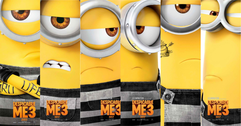 ‘Despicable Me 3’ shares character posters of Minions as&nbsp;inmates
