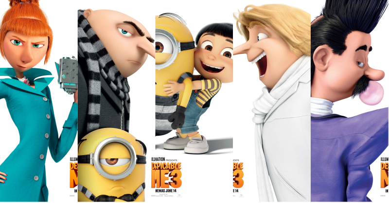 ‘Despicable Me 3’ character posters amplify lovable&nbsp;nature