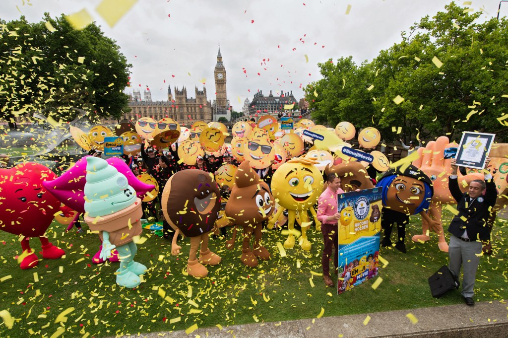 ‘The Emoji Movie’ sets world record of largest crowd dressed as emoji&nbsp;faces