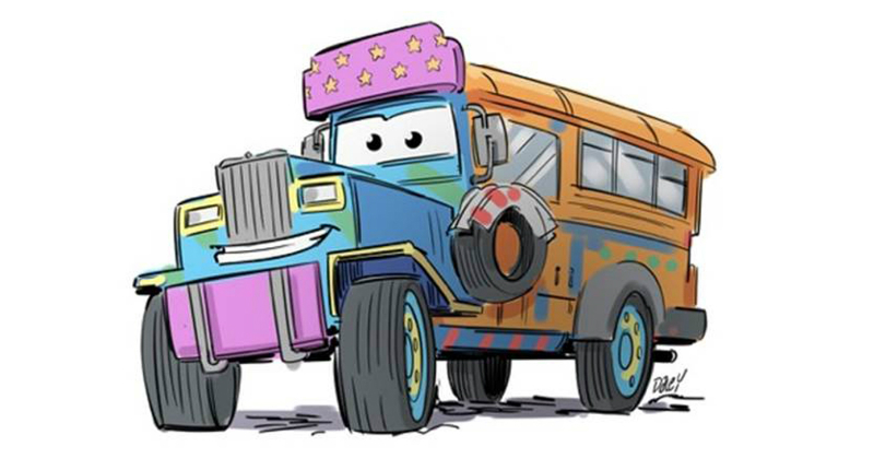 If Filipino jeepney were a character in Disney-Pixar’s ‘Cars’ series