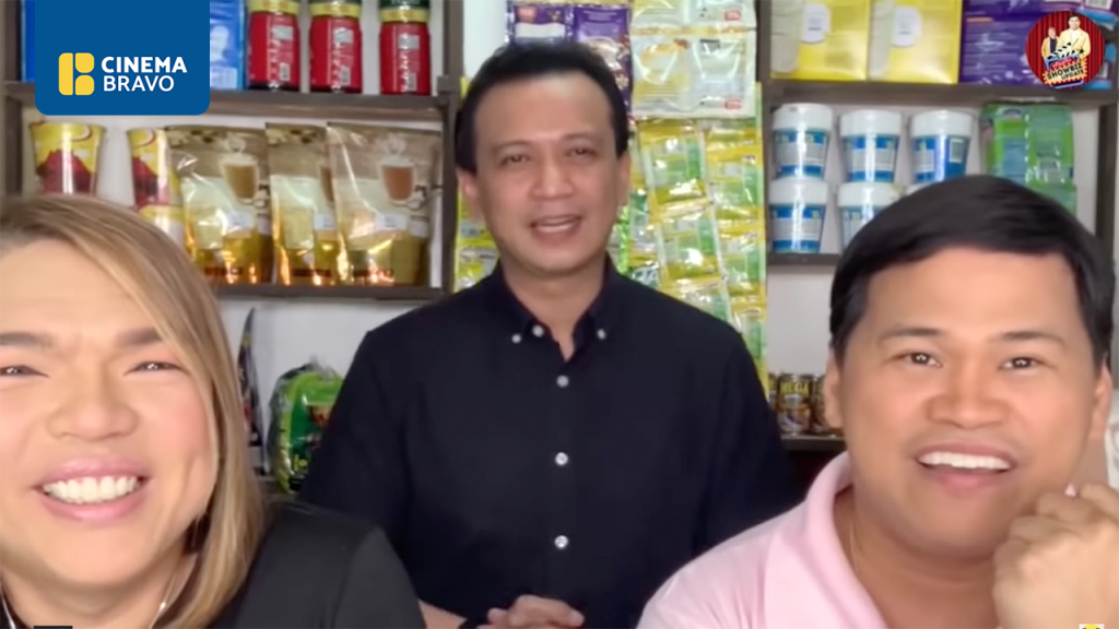 Sonny Trillanes gamely shows funny side in Ogie Diaz-Mama Loi interview