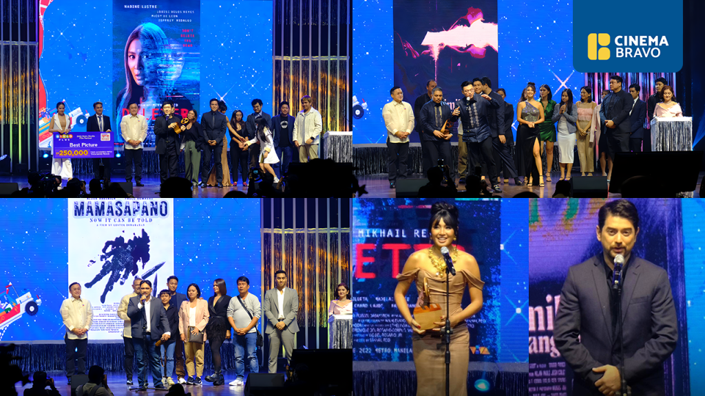 #MMFF2022: ‘Deleter,’ ‘Mamasapano,’ ‘Nanahimik’ top awards&nbsp;night