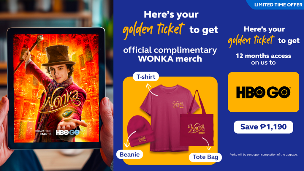 Globe at Home offers one-year HBO GO subscription, Wonka goodies with plan&nbsp;upgrade