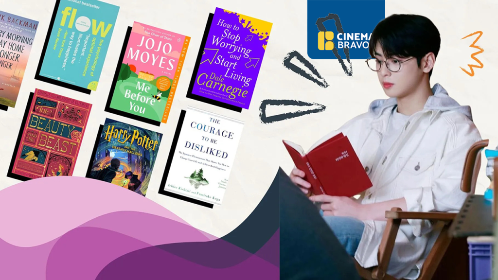 Cha Eun-woo’s literary picks: Eight books spotted in his&nbsp;hands