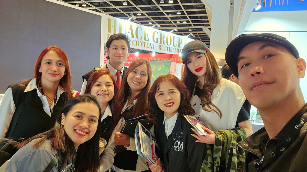 Arci Muñoz, Direk Nijel de Mesa bring NDMstudios team to Hong Kong Filmart & Disneyland