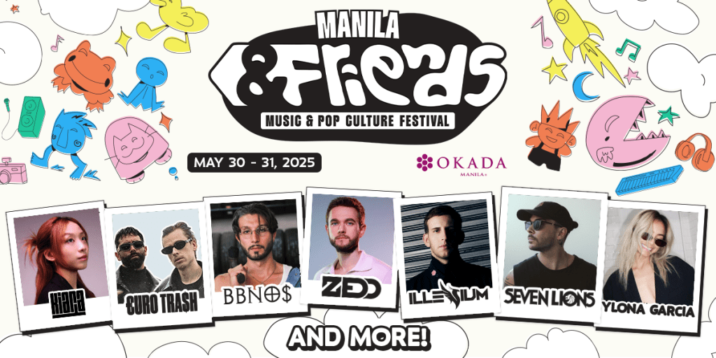 Zedd returns to Manila; bbno$, ILLENIUM to debut in PH at &FRIENDS&nbsp;Festival