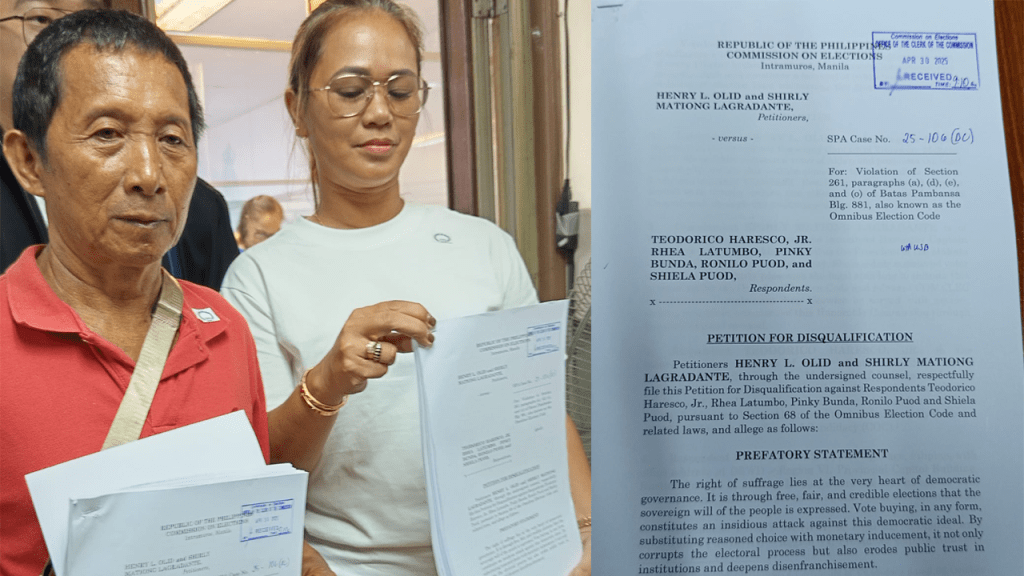 Aklan brgy. captains file DQ case vs Rep. Nonong Haresco over alleged vote&nbsp;buying
