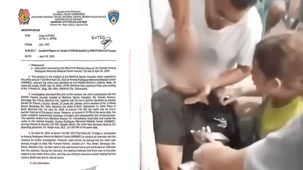 Delivery rider dies during Marikina Sports Center payout, police&nbsp;confirm