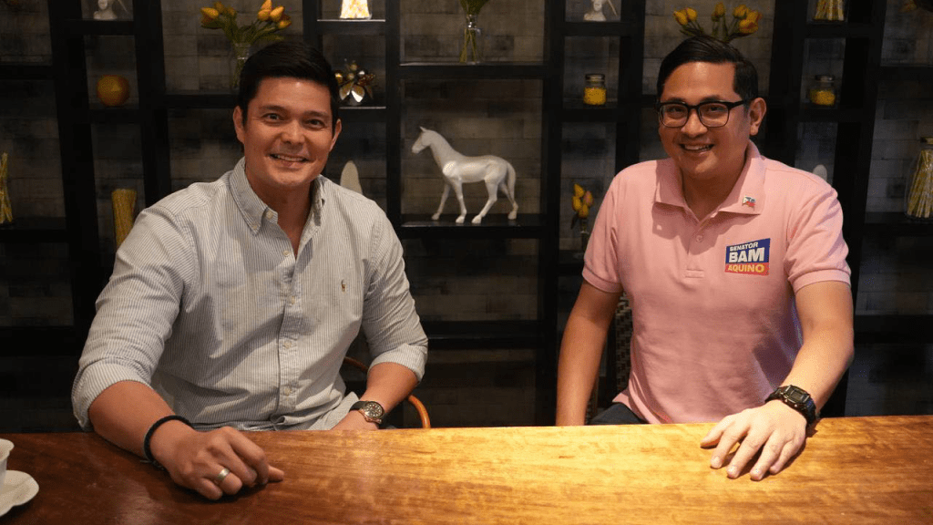 Dingdong Dantes reaffirms support for Bam Aquino, praises his track record