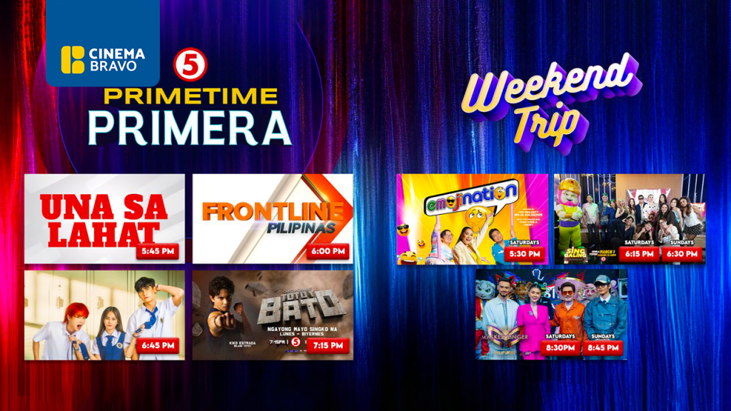 TV5 launches fresh weekend shows, new early primetime block ‘Primetime Primera’