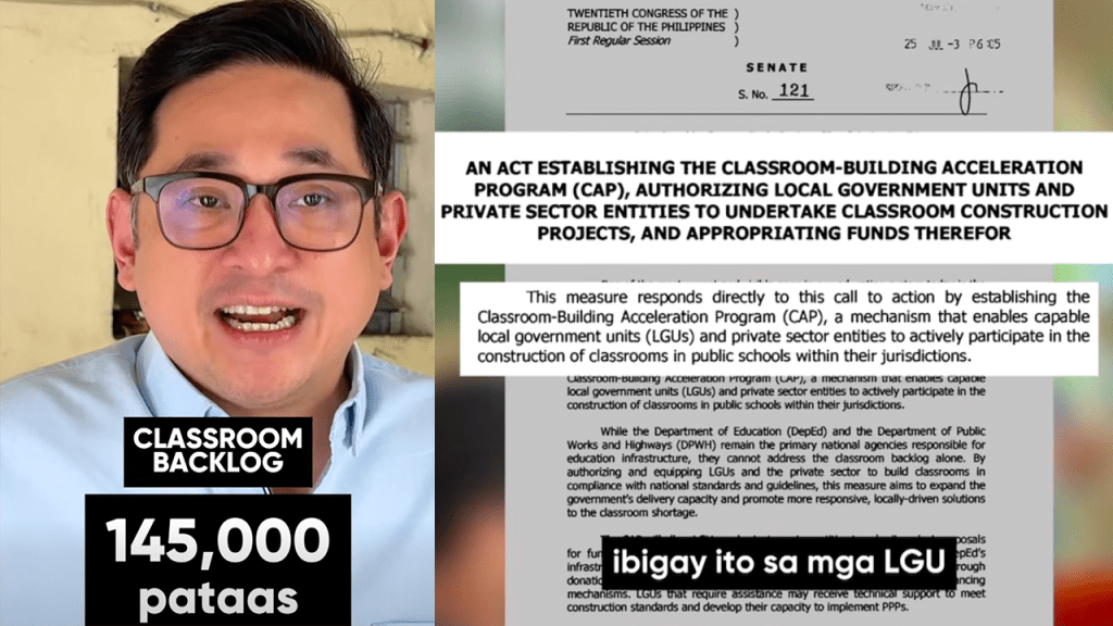 Over 300 local leaders rally behind Bam Aquino’s bill to speed up classroom construction