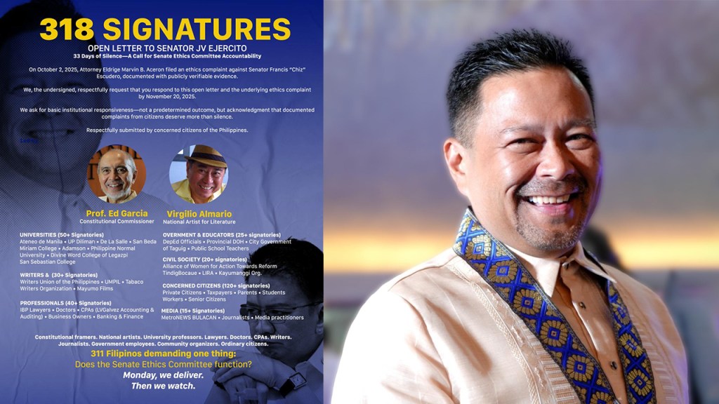 Call for public to monitor Ethics Committee made as Senate reconvenes on Nov. 10