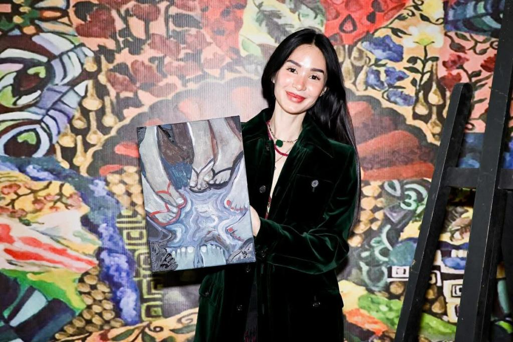Heart Evangelista bonds with cancer, thalassemia patients in art session