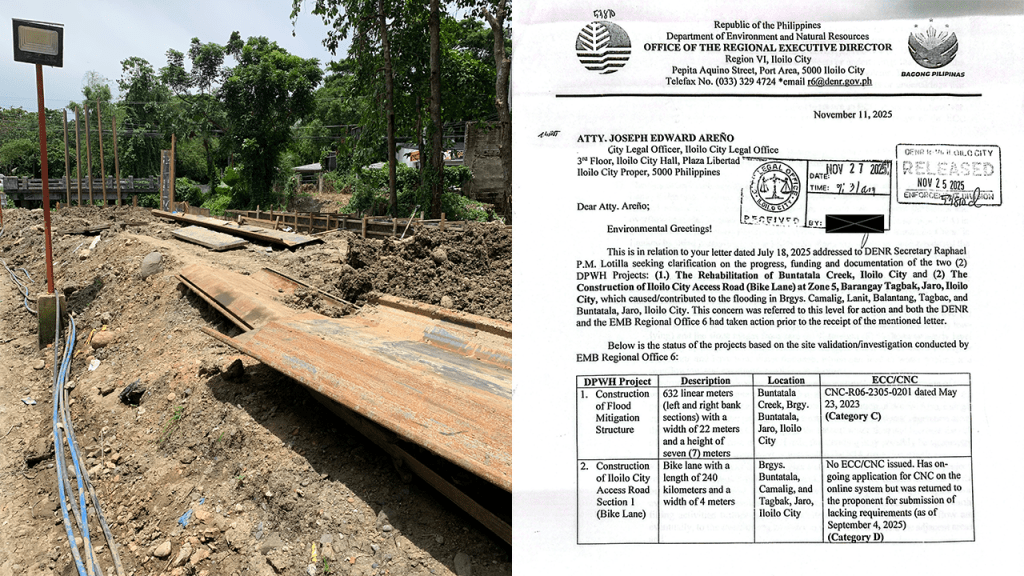 DENR links Iloilo City Rep. Jamjam Baronda’s bike lane project to severe Jaro flooding