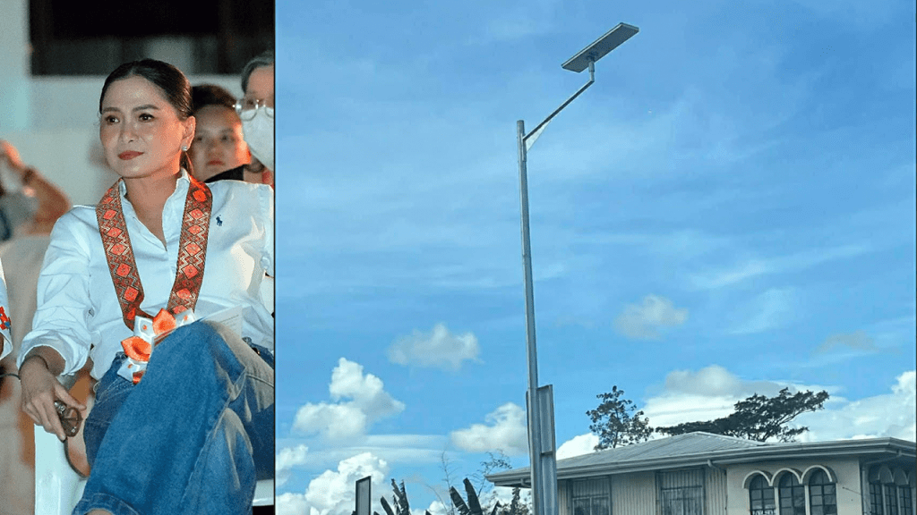 Jamjam Baronda’s solar street light project with Discayas worth P1.3M per post