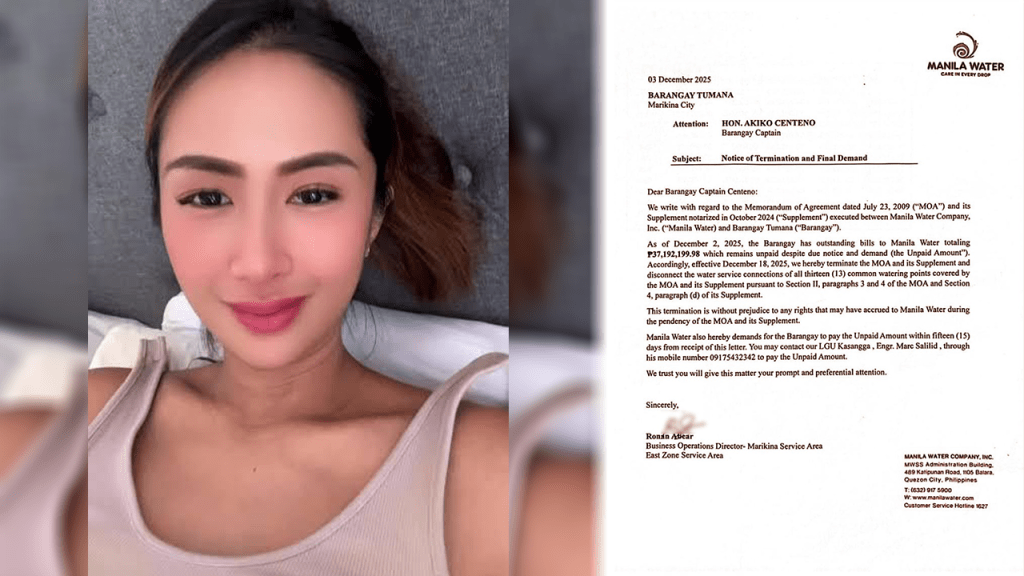 Tumana residents lose water supply after barangay captain fails to remit payment