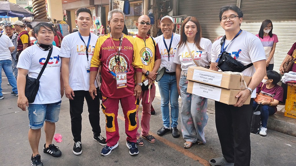 CC7, Laro77 support devotees during Feast of the Black Nazarene in&nbsp;Quiapo