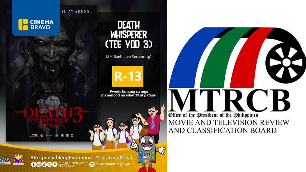 MTRCB assigns PG, R-13 ratings to six foreign films opening this&nbsp;week